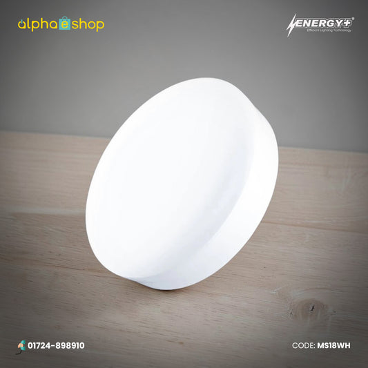 Energy Plus Moon 2027 - 18W Round Surface Panel Light (White) | MS18