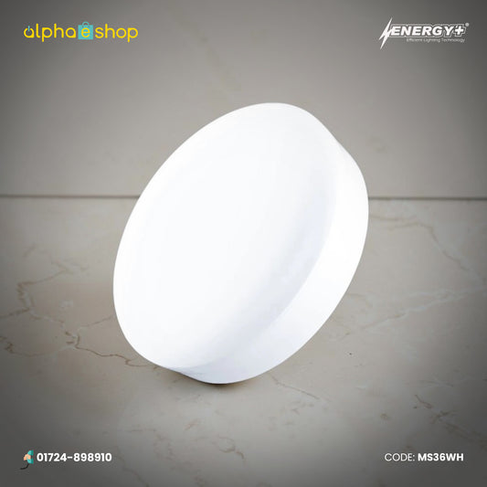 Energy Plus Moon 2027 - 36W Round Surface Panel Light (White) | MS36