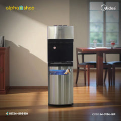 Midea JL1630S(RO) 4.6L water purifier and dispenser in silver, featured in M-3124-WP.jpg.