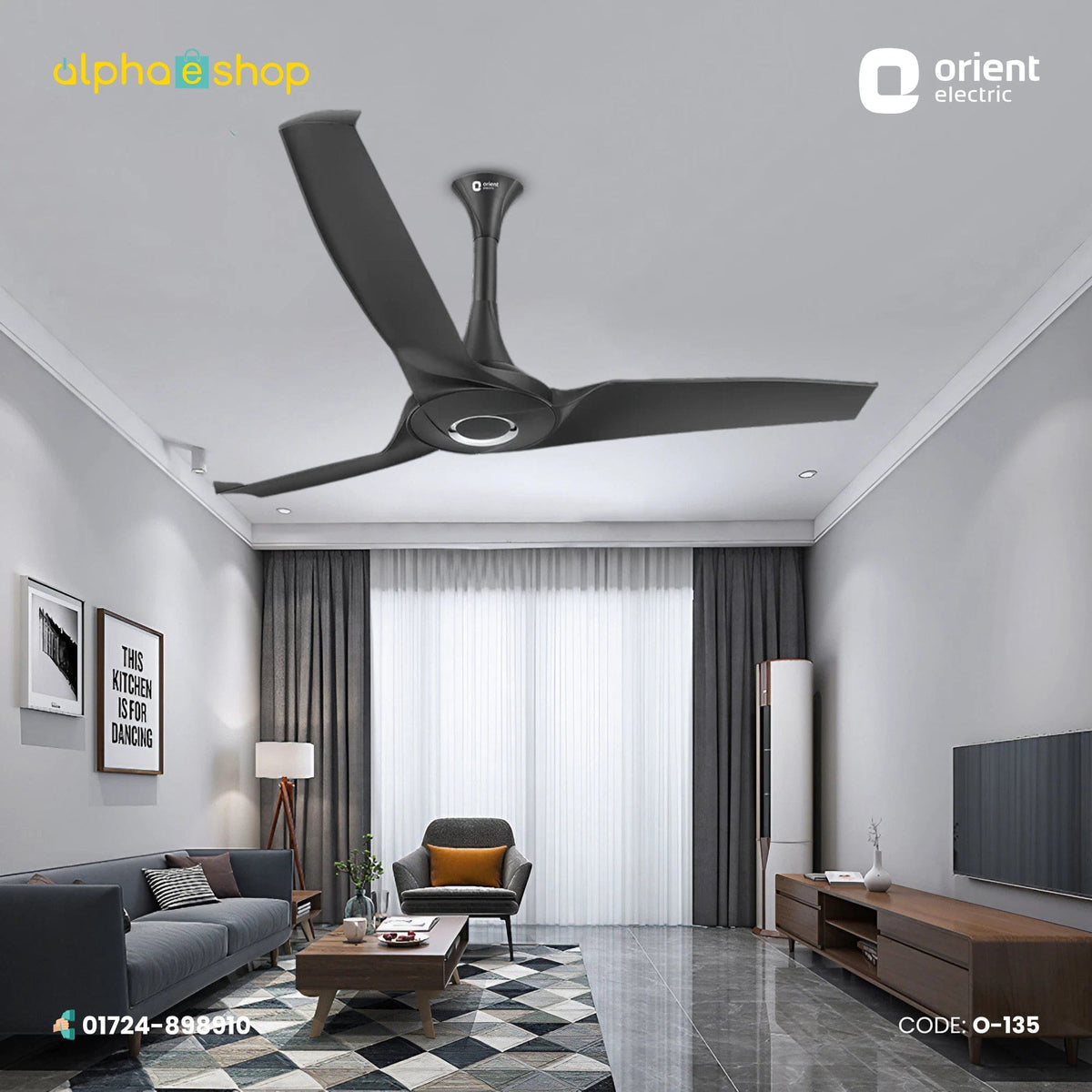 Orient AeroStorm 53" (Charcoal Grey) O-135