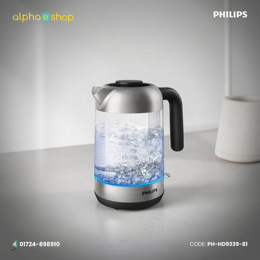 Philips HD9339/81 Glass Kettle Series 5000 with Blue Light Indicator | PH- HD9339-81