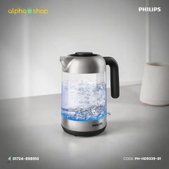 Philips HD9339/81 Glass Kettle Series 5000 with Blue Light Indicator | PH- HD9339-81
