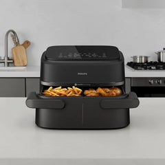 Philips NA150/09 1000 Series Compact Dual Basket Air Fryer | PH-NA150-09