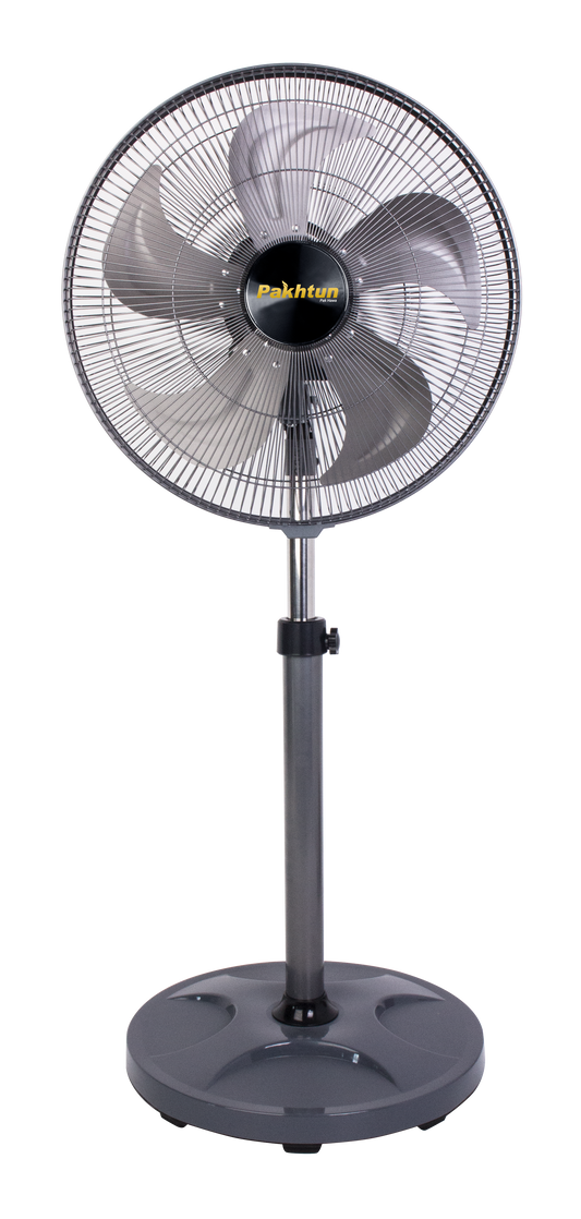 Pakhtun Tezra 18 Inch High Speed Stand Fan (Grey) | PK-123