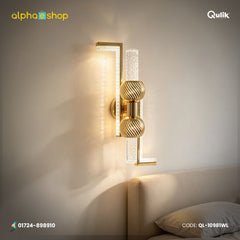 Qulik Gold Crystal Wall Light (QL-10981WL)