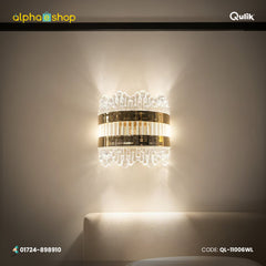 Qulik Gold Crystal Teardrop Wall Light (QL-11006WL)