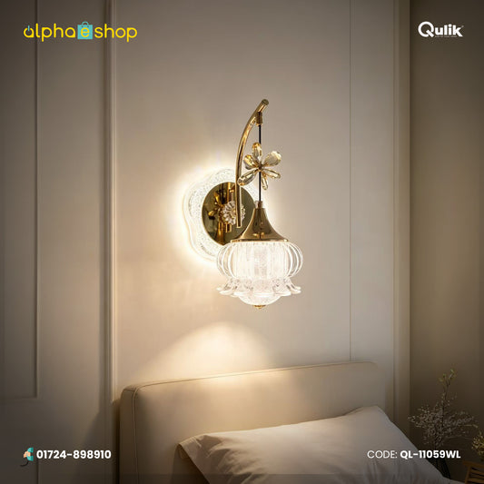 Qulik Gold Crystal Wall Light (QL-11059WL)