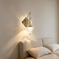 Qulik Gold Crystal Lantern Wall Light (QL-11080WL)