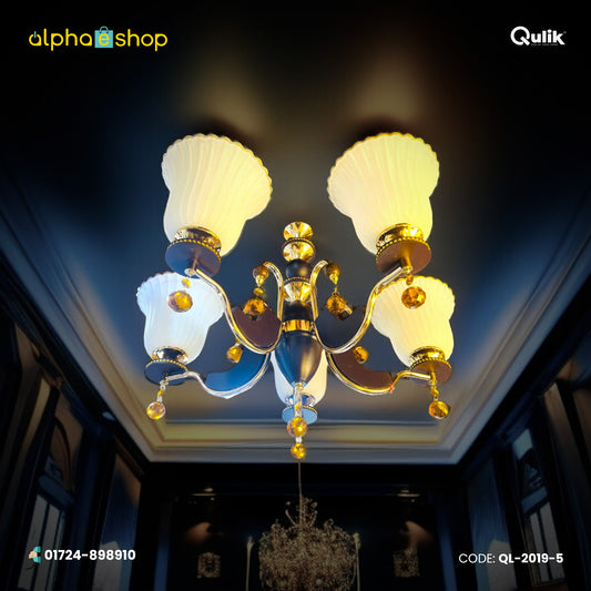 Qulik Modern NamberLily Chandelier Hanging 3 color Light (QL-2019-5)