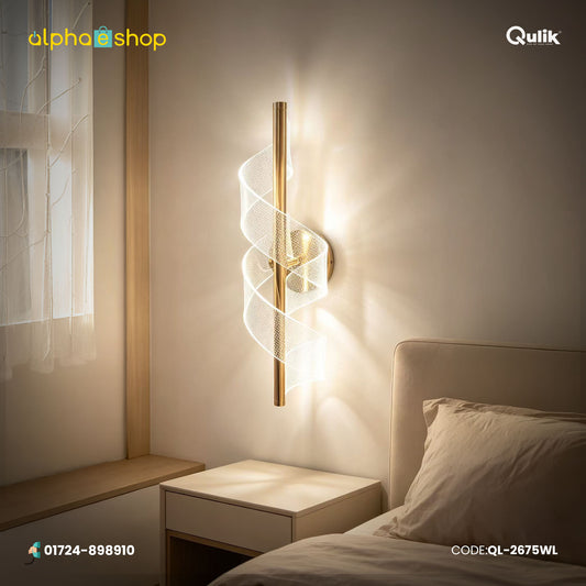 Qulik Modern Decorative Twisted Ribbon Wall Light (QL-2675WL)