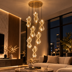Qulik Modern Spiral Hanging Light (QL-573HL-7)