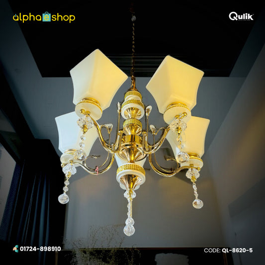 Qulik Modern NamberLily Chandelier Hanging 3 color Light (QL-8620-5)