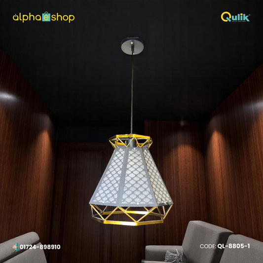 Qulik Modern Diamond Frame 3 Color Hanging Lights (QL-8805-1)