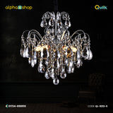 Qulik 5 Light Ceiling Pendant in Polished Chrome with Crystal Decoration (QL-9212-5)