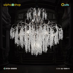 Qulik Baronial Beauty Luxury Decorative Chandelier 5 LED Ceiling Lights (QL-9309-5)