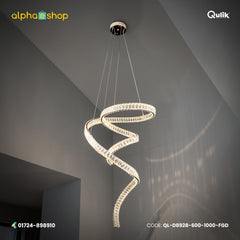 Qulik Modern Luxury Chandelier LED Light (French Gold)- (QL-D8928-600-1000-FGD)