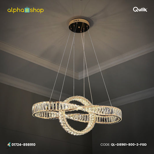 Qulik Luxury Chandelier Light (French Gold)- (QL-D8961-800-2-FGD)
