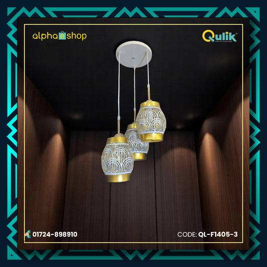 Qulik Modern Lantern Lux-three 3 Color Hanging Lights (QL-F1405-3)