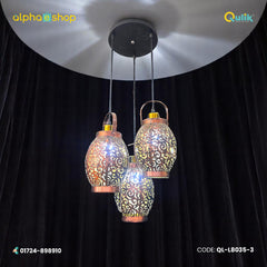 Qulik Modern Moroccan Bloom 3 Color Hanging Lights (QL-L8035-3)