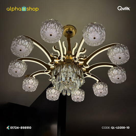 Qulik LED Crystal Chandelier Light (QL-LD208-10)