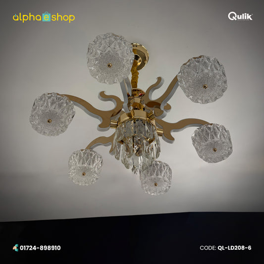 Qulik LED Crystal Chandelier Light (QL-LD208-6)