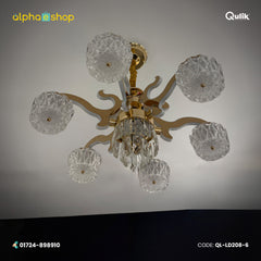 Qulik LED Crystal Chandelier Light (QL-LD208-6)