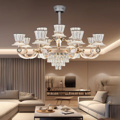Qulik LED Crystal Chandelier Light (QL-LD2088-8+4)
