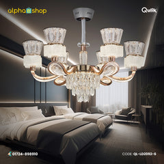 Qulik LED Crystal Chandelier Light (QL-LD2092-6)