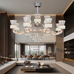 Qulik LED Crystal Chandelier Light (QL-LD2092-8+4)