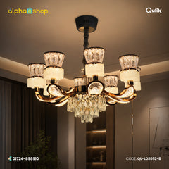 Qulik LED Crystal Chandelier Light (QL-LD2092-8)