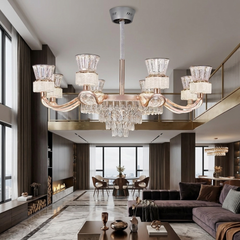 Qulik LED Crystal Chandelier Light (QL-LD2092-8)