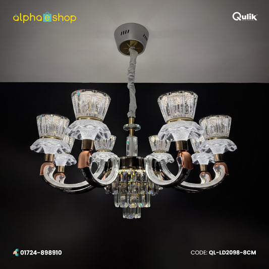 Qulik LED Crystal Chandelier Light (QL-LD2098-8CM)
