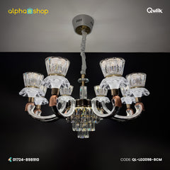 Qulik LED Crystal Chandelier Light (QL-LD2098-8CM)