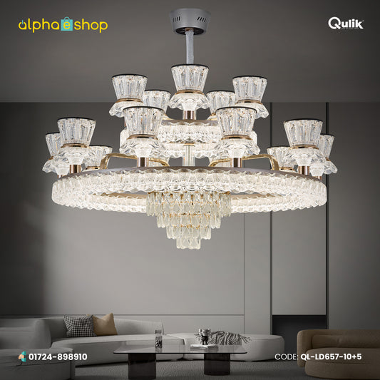 Qulik Modern LED Chandelier Light (QL-LD657-10+5)