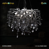 Qulik Luxury Decorative Oxidized Silver Smoke Ash Pendant Ceiling Lights (QL-P6039-D600)