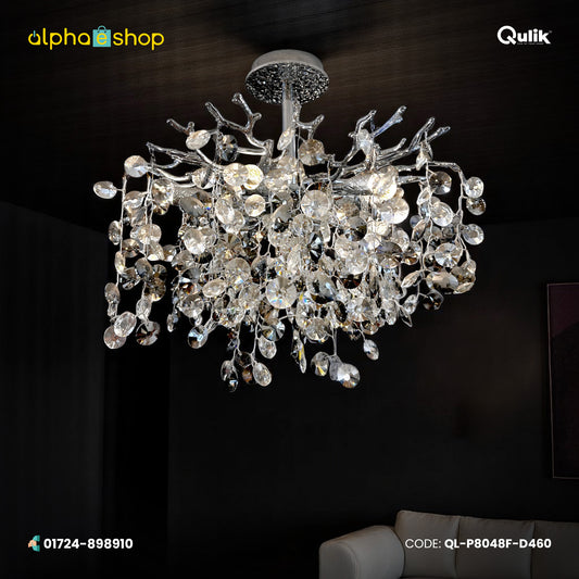 Qulik Baronial Beauty Luxury Decorative Chandelier Electroplated Gold Ceiling Lights (QL-P8048F-D460)