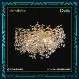 Qulik Baronial Beauty Luxury Decorative Chandelier Electroplated Gold Ceiling Lights (QL-P8048F-D460)