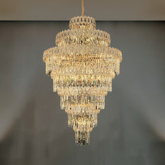 Qulik Crystal Chandelier Spiral Light (QL-PO2435-1200H1800)