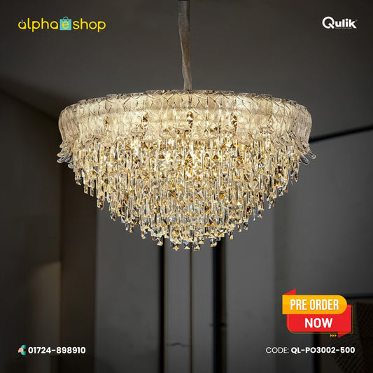 Qulik Decorative Chandeliers  Crystal Ceiling Luxury Hanging Lights (QL-PO3002-500)