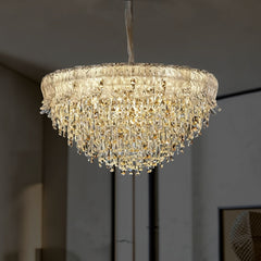 Qulik Decorative Chandeliers  Crystal Ceiling Luxury Hanging Lights (QL-PO3002-500)