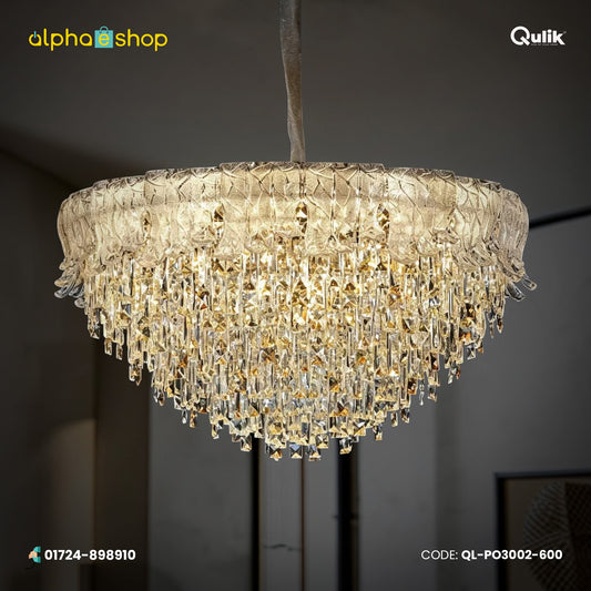 Qulik Decorative Chandeliers  Crystal Ceiling Luxury Hanging Lights (QL-PO3002-600)