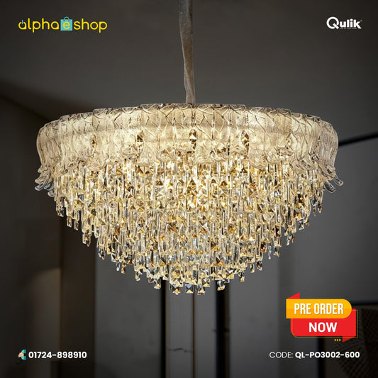 Qulik Decorative Chandeliers  Crystal Ceiling Luxury Hanging Lights (QL-PO3002-600)