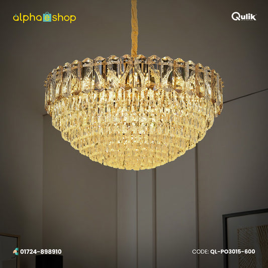 Qulik Modern Crystal Chandelier Contemporary Crystal Pendant Light (QL-PO3015-600)