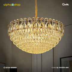 Qulik Modern Crystal Chandelier Contemporary Crystal Pendant Light (QL-PO3015-800)