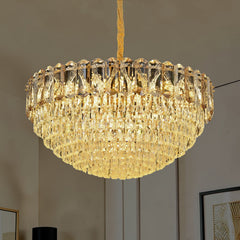 Qulik Modern Crystal Chandelier Contemporary Crystal Pendant Light (QL-PO3015-800)
