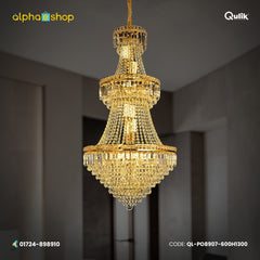 Qulik Modern Crystal Chandelie Modern Light (QL-PO8907-600H1300)