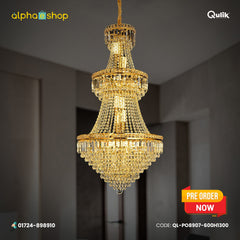 Qulik Modern Crystal Chandelie Modern Light (QL-PO8907-600H1300)