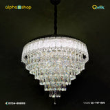 Qulik Moder Crystal Chandelier Decorative Pendant Hanging 6 layer 3 color LED Ceiling Light (QL-T97-600)