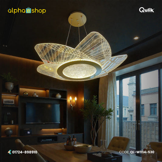 Qulik Florence Modern Hanging Acrylic LED Ceiling Light (QL-W1114-530 )