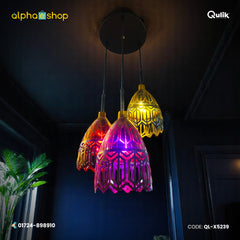Qulik Modern Zafira Trio 3 Color Hanging Lights (QL-X5239)
